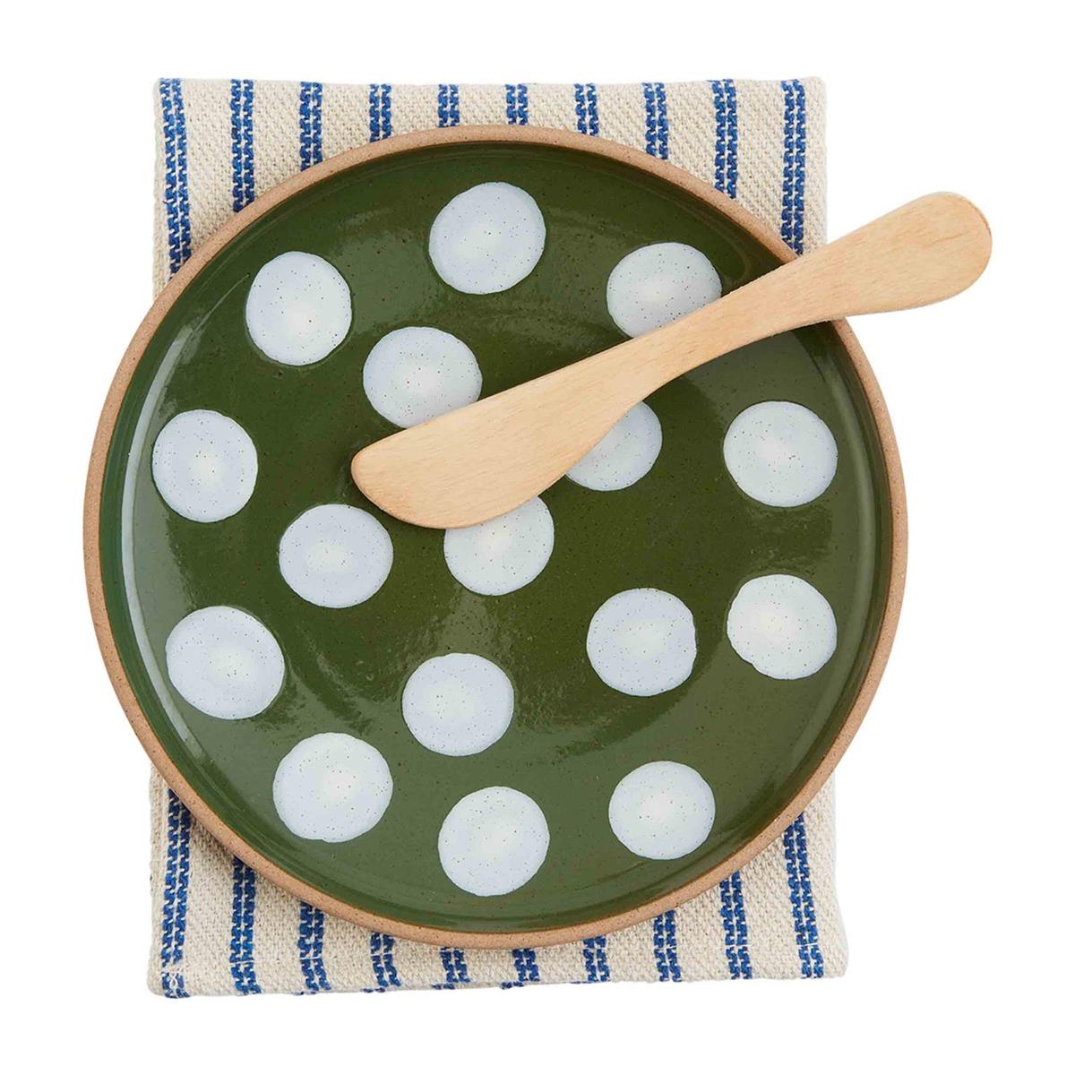 Mudpie Dot Appetizer Plate Sets