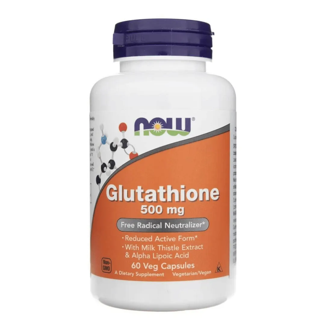 NOW Foods, Glutathione, 500 mg, 60 Veg Capsules