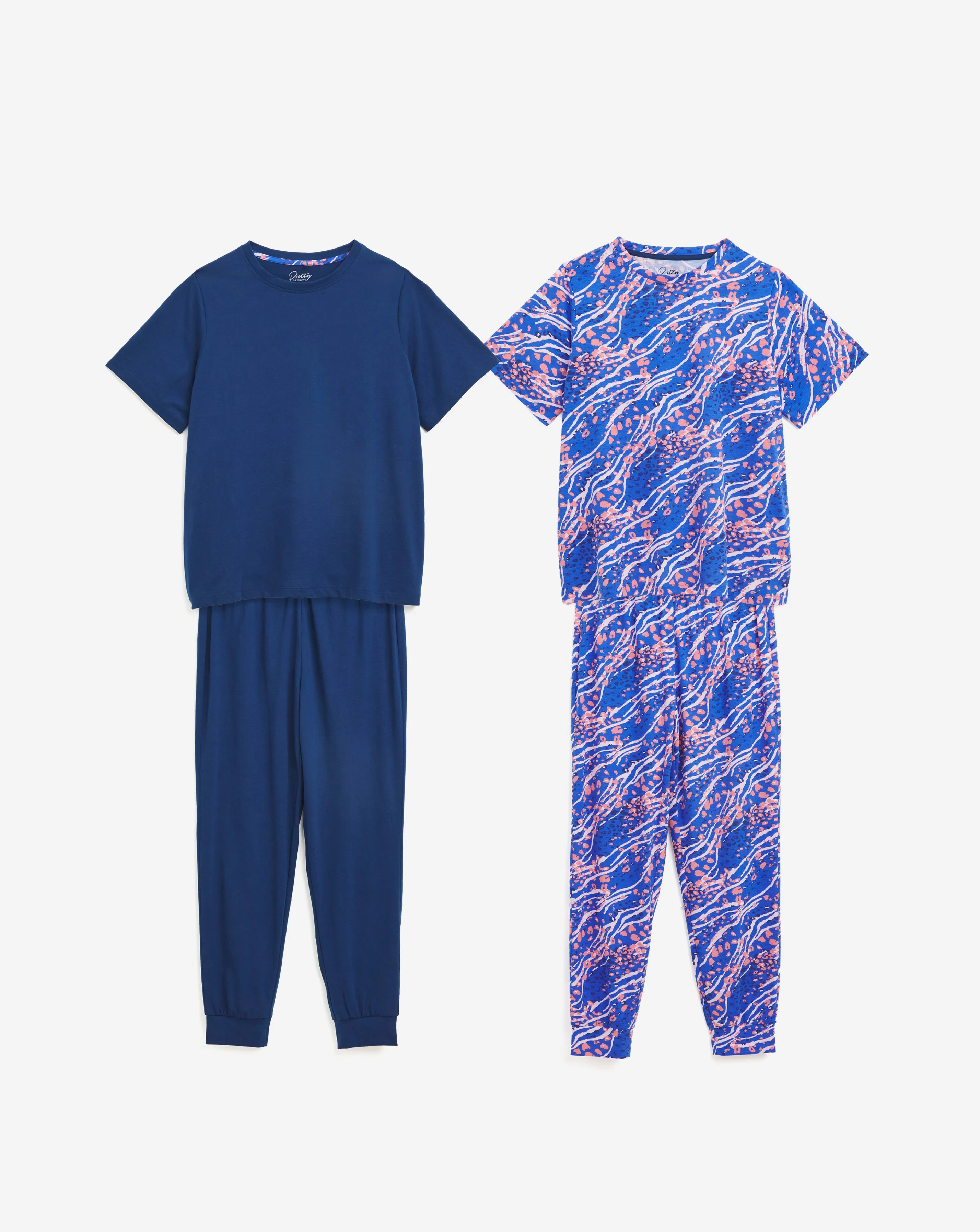 Pretty Secrets Value 2 Pack Pyjama Sets | Simply Be