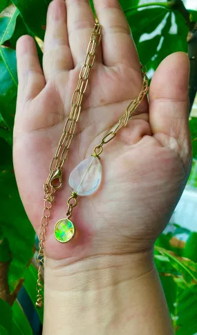 Quartz Drop Necklace