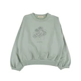 Red Caribou Sweatshirt Take a Deep Breath Jadeite SS20 