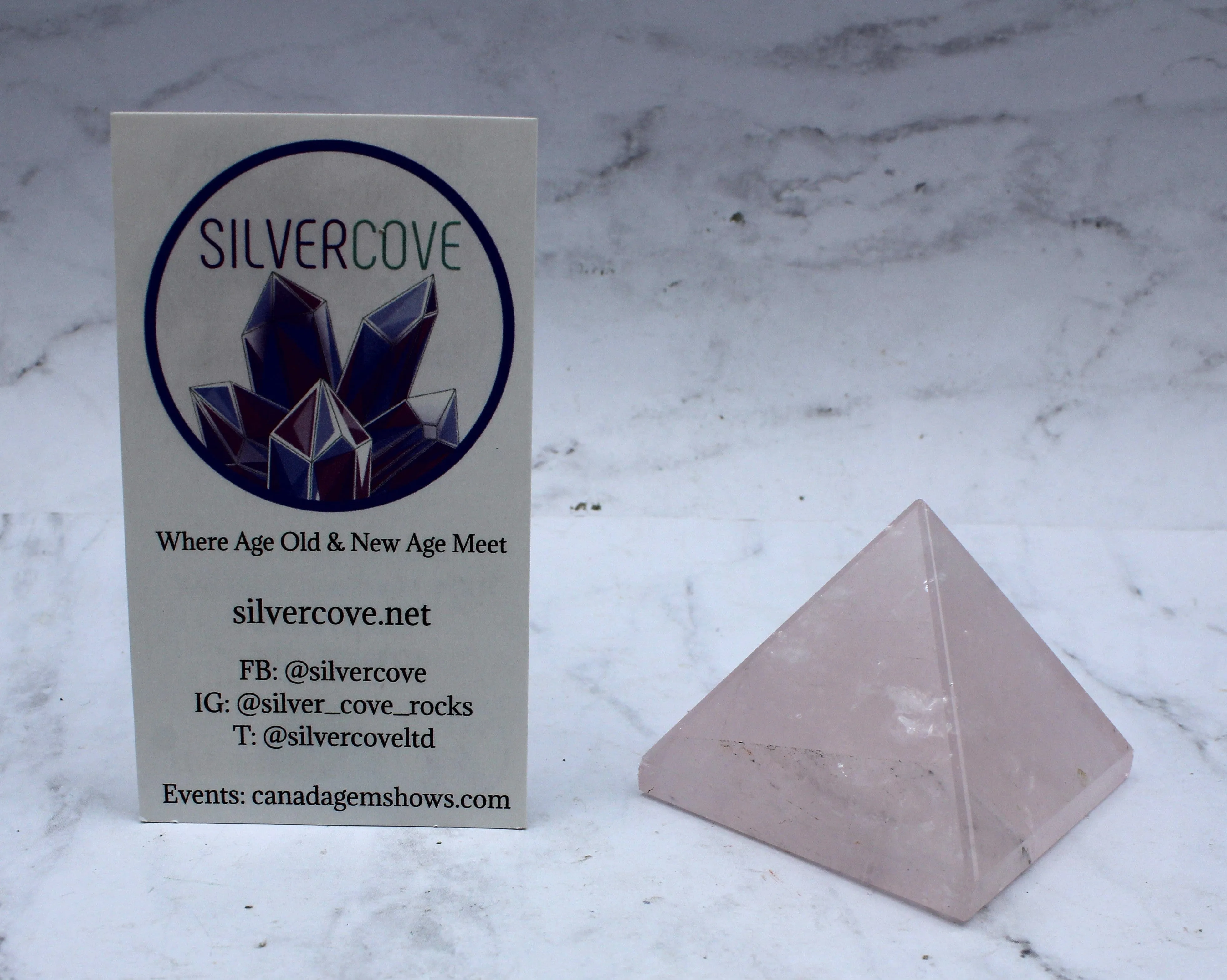 Rose Quartz Pyramid