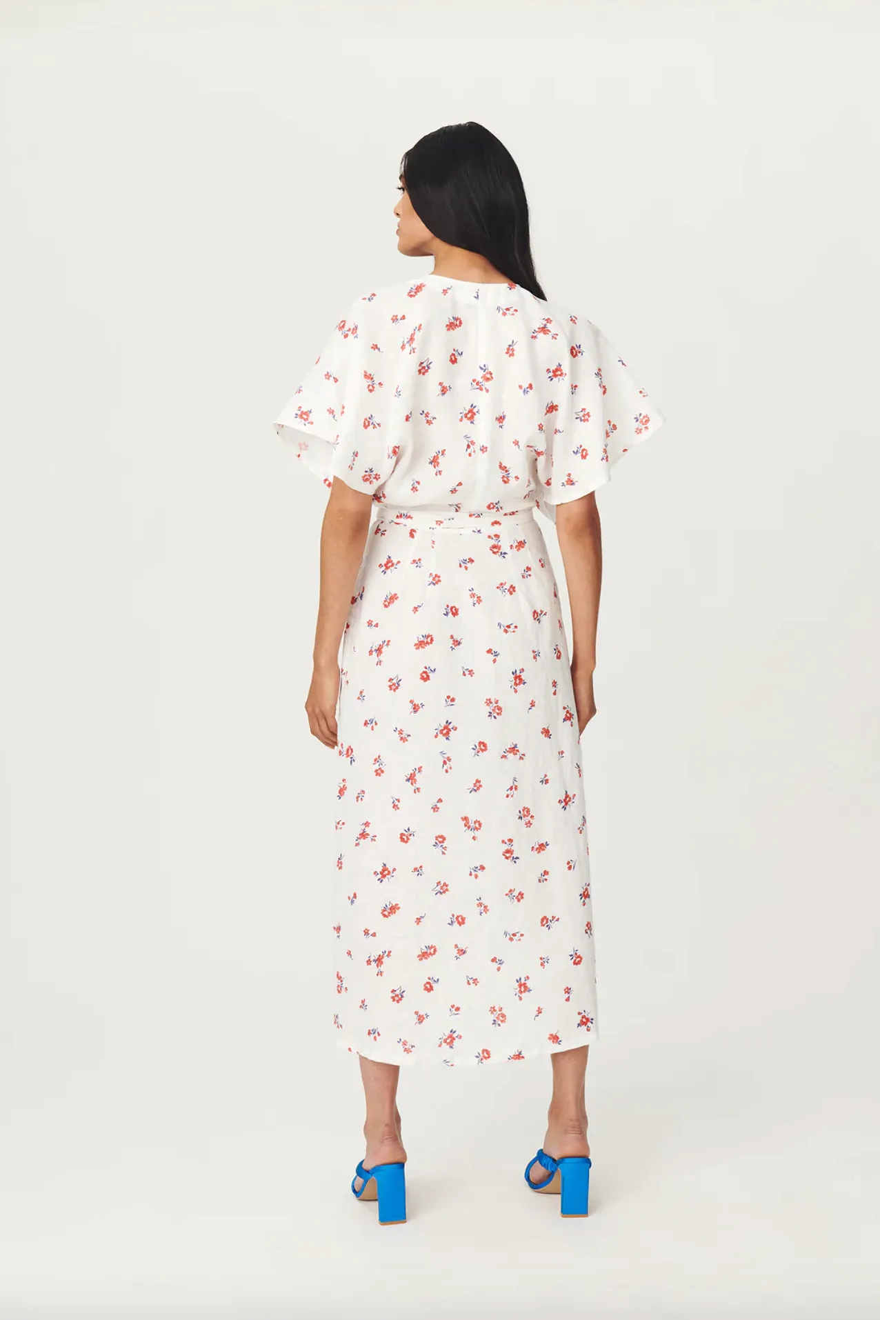 Rowie Hilda Linen Wrap Dress