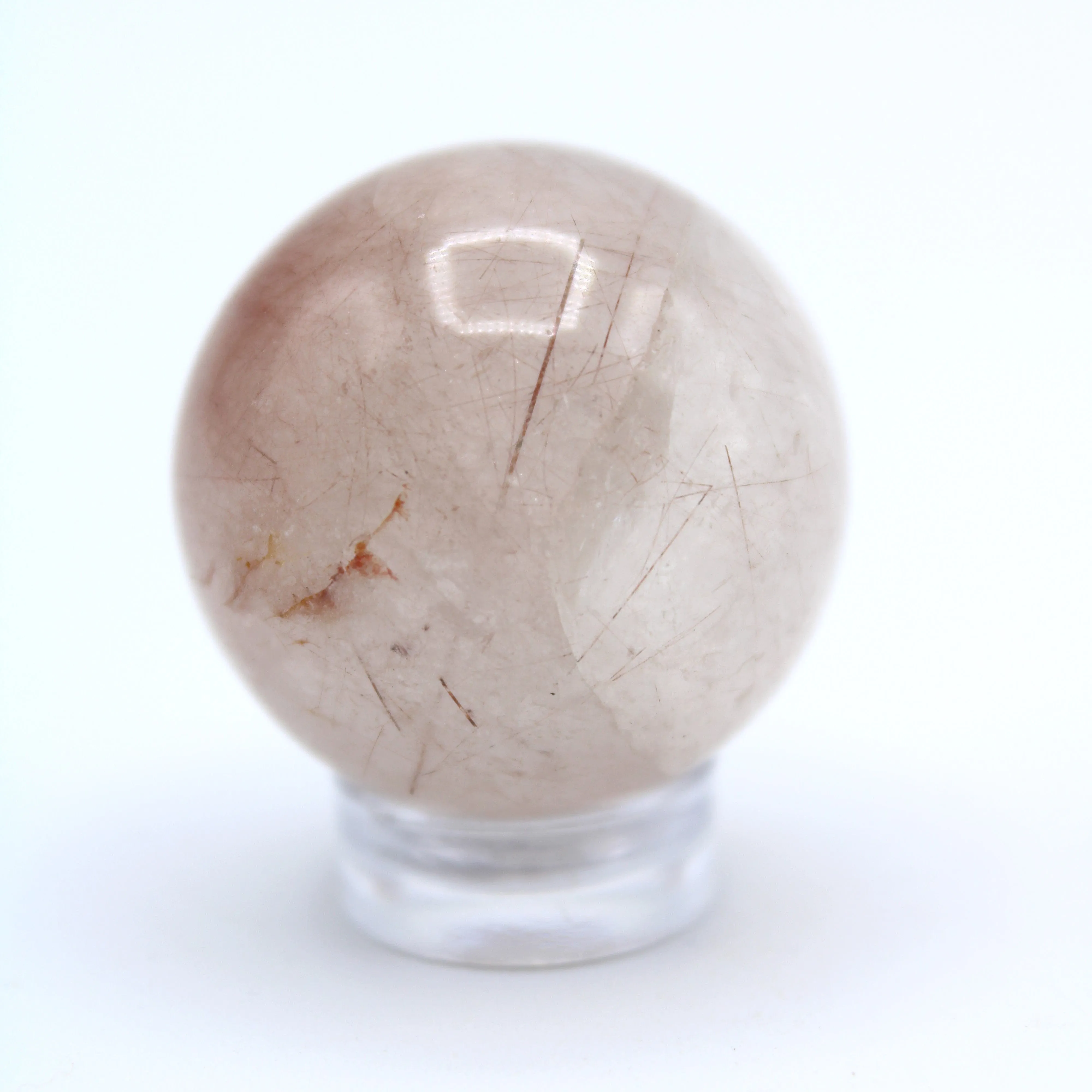 Rutilated Quartz Sphere