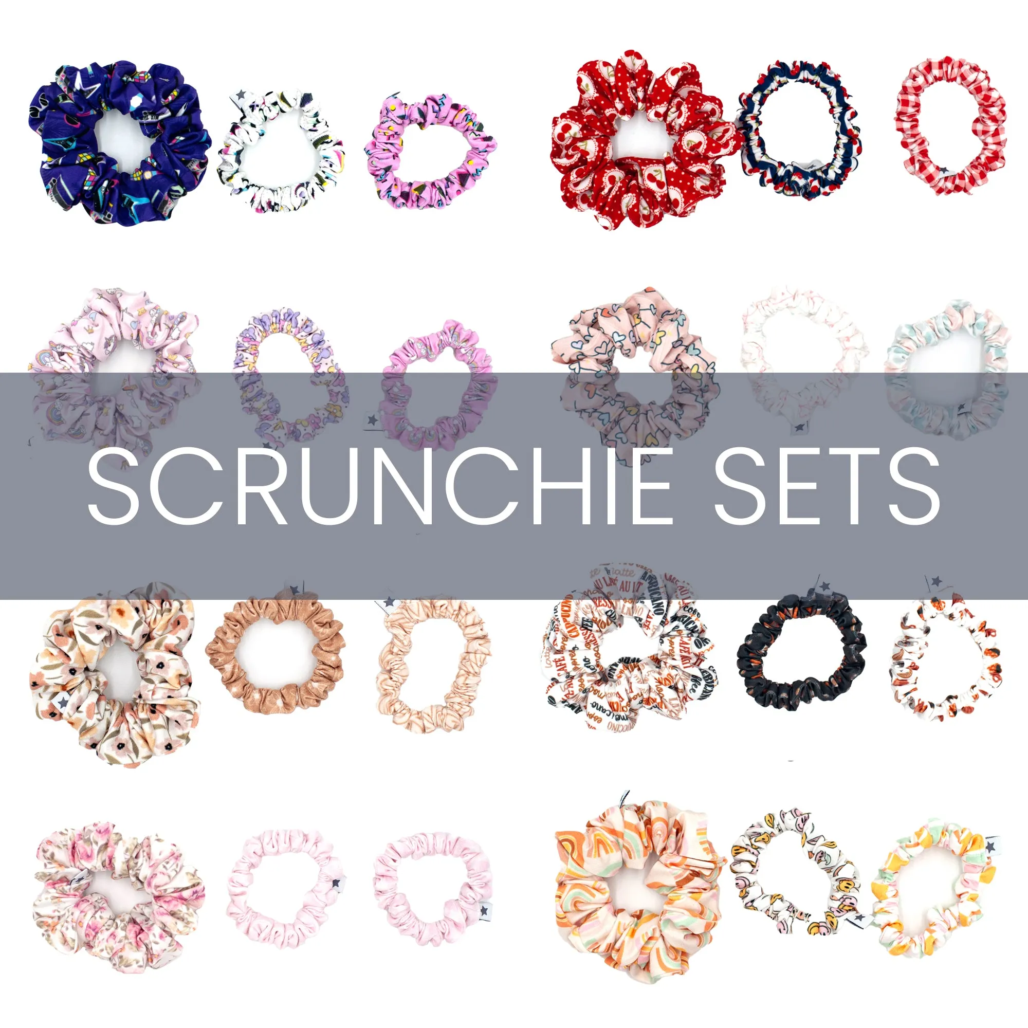 Scrunchie Sets - NON PERSONALIZED