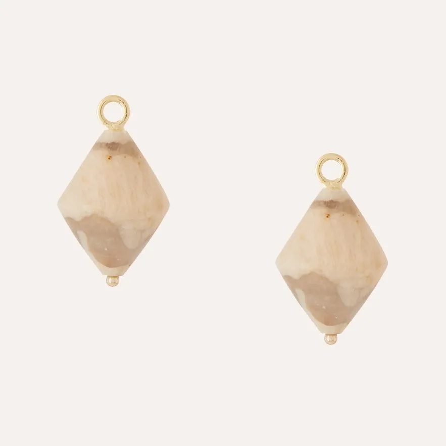 Small Quartz Bead Earring Drops