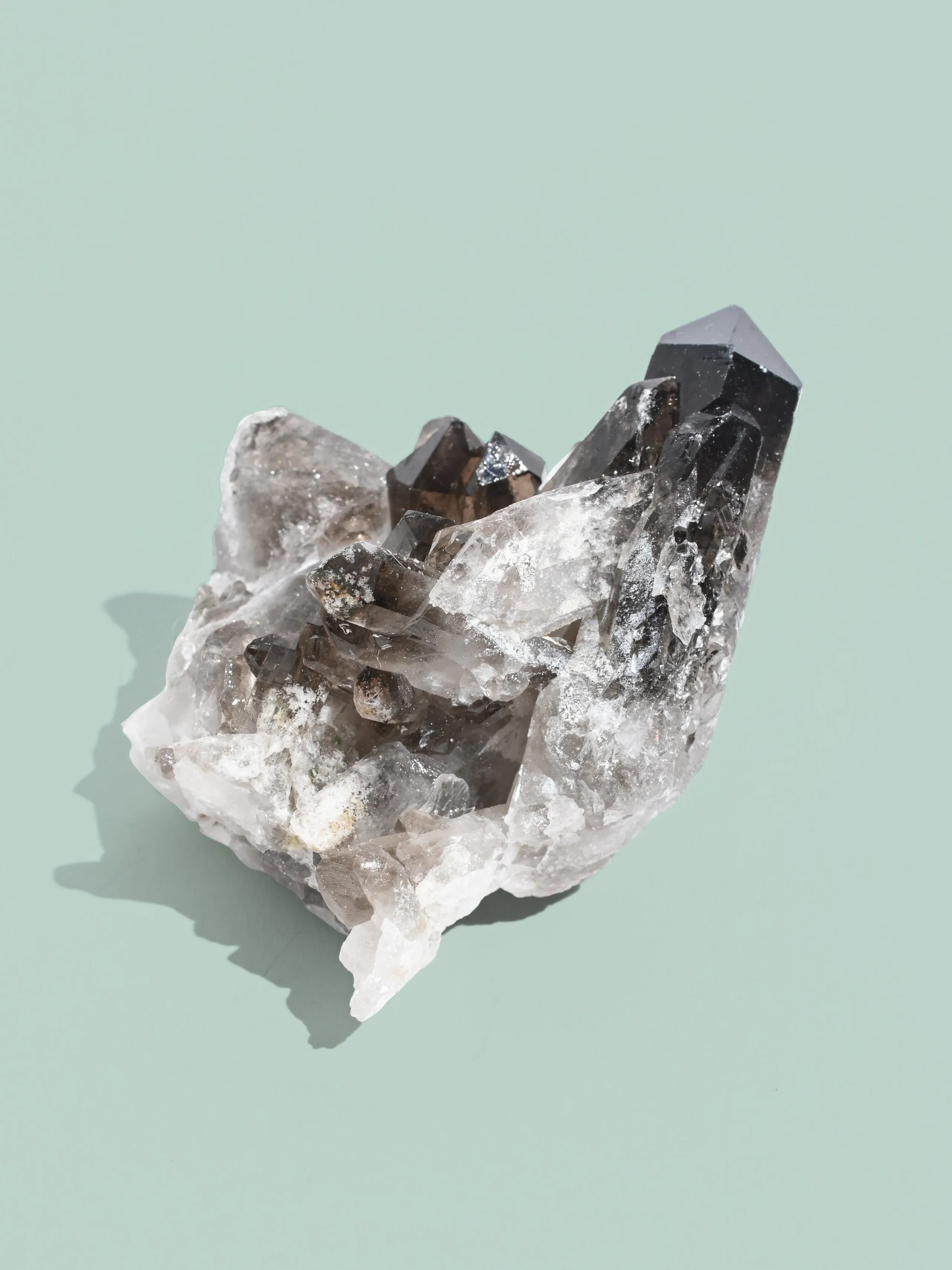 Smoky Quartz Cluster