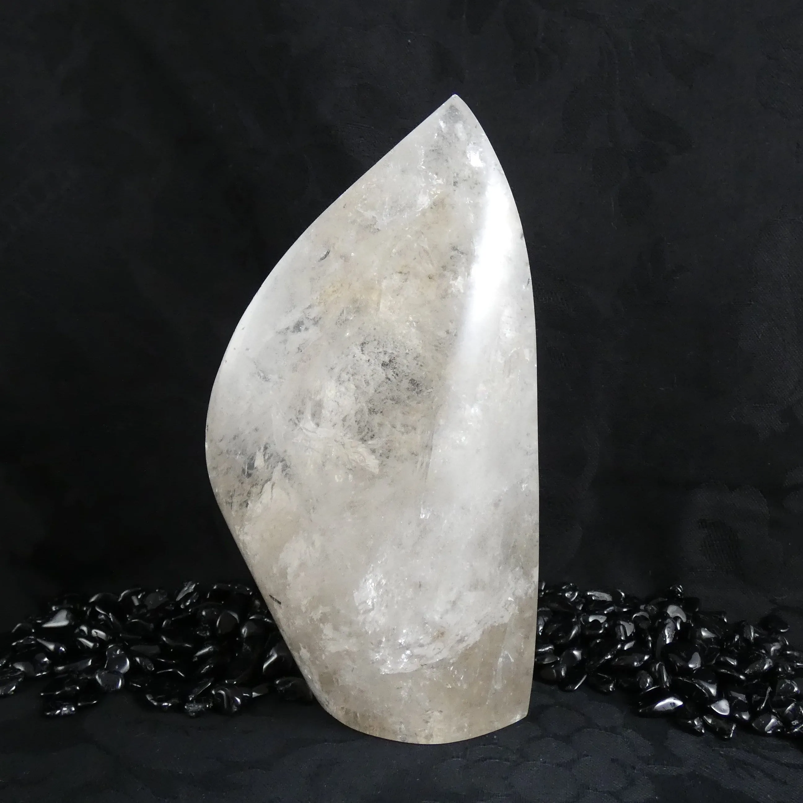 Smoky Quartz Free-Form Tower