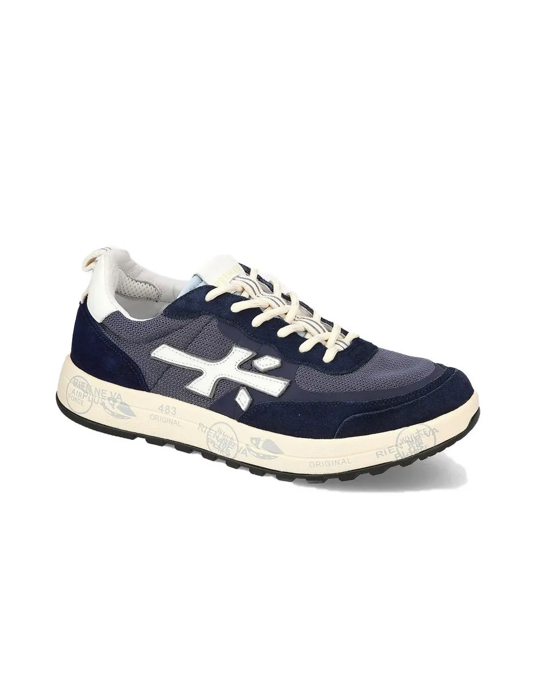 Sneakers Premiata uomo Nous 6658 blu