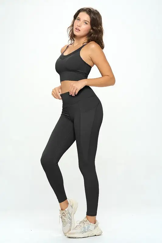 Solid Color Activewear Set