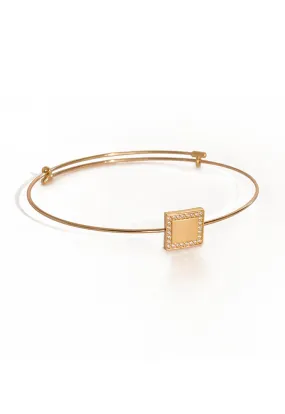 Square Diamond Bangle