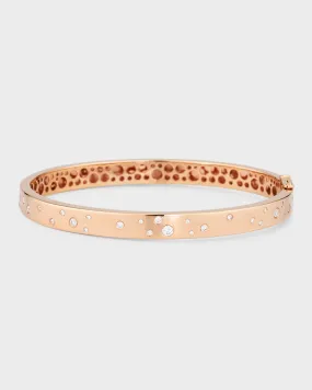 Stardust 18K Gold Constellation Bangle Bracelet with Diamonds