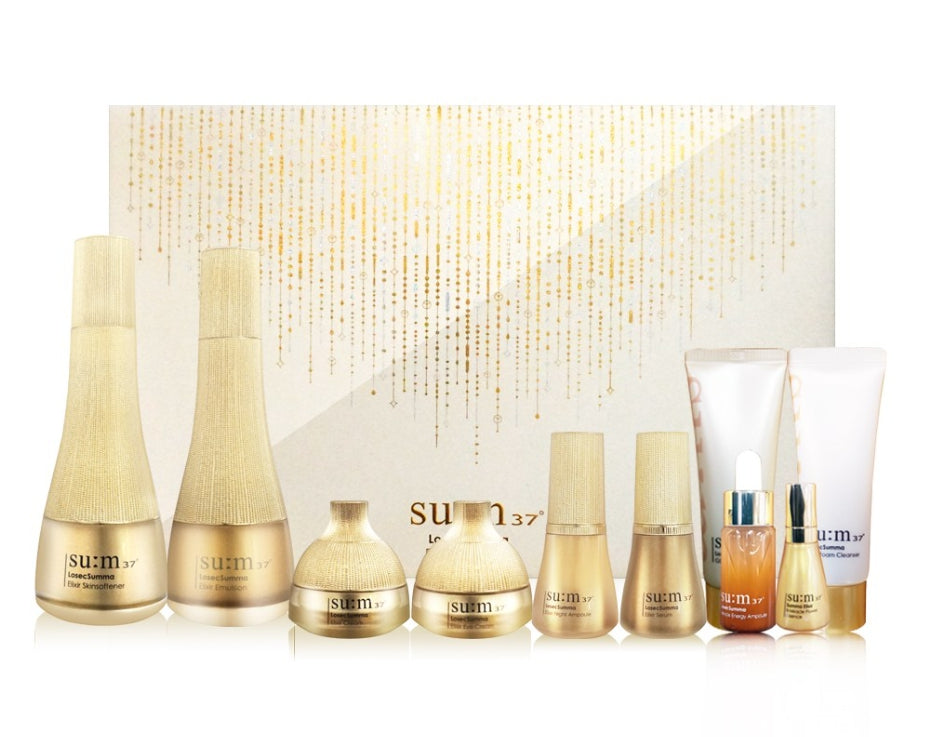 SUM37 Losec Summa Elixir Special Skincare 2 Sets Oil Moisture Balance Barrier Elasticity Skin Tone Texture Anti Aging