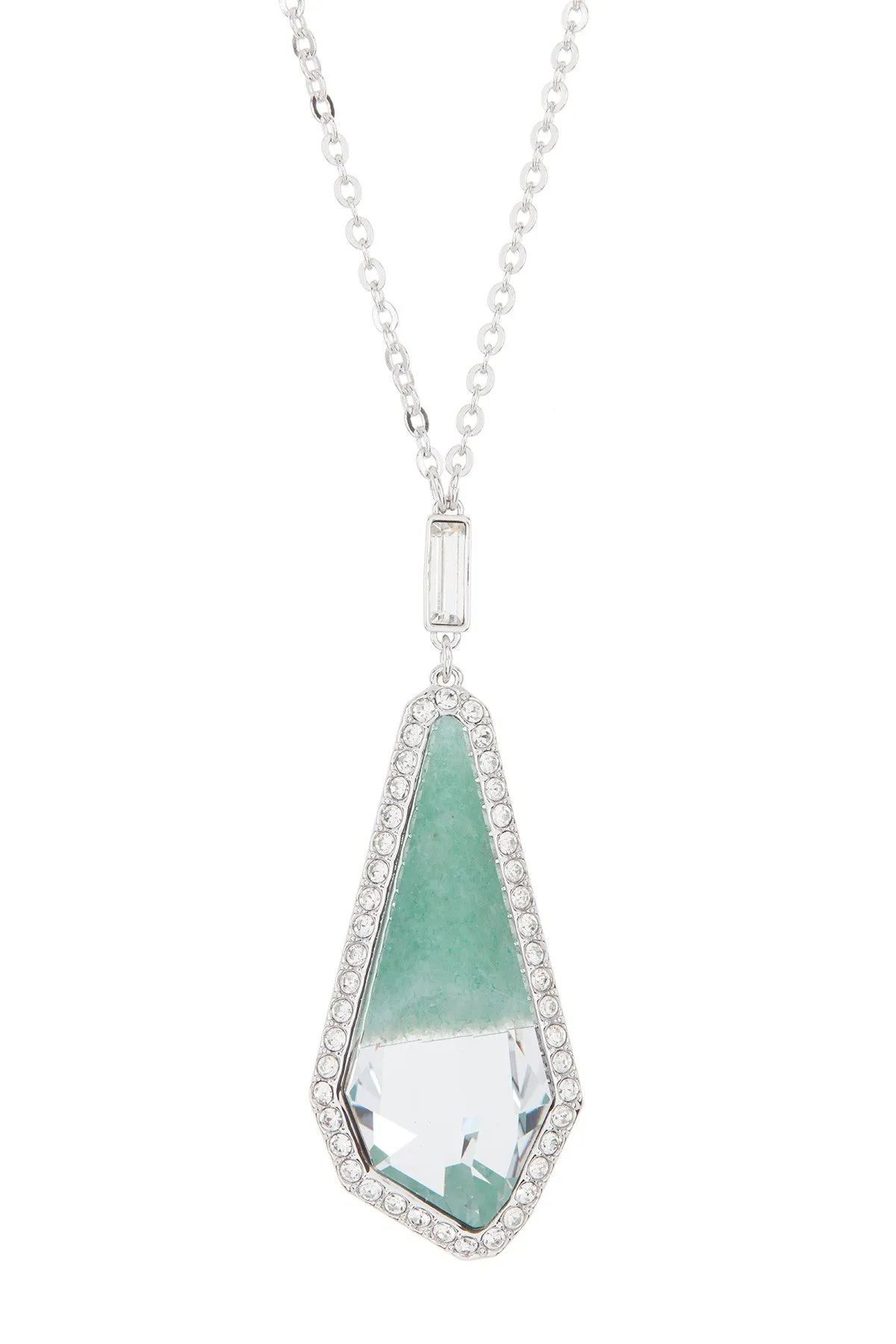 Swarovski Allure Collection Organic Cut AVENT Quartz & Crystal Pendant -5092193