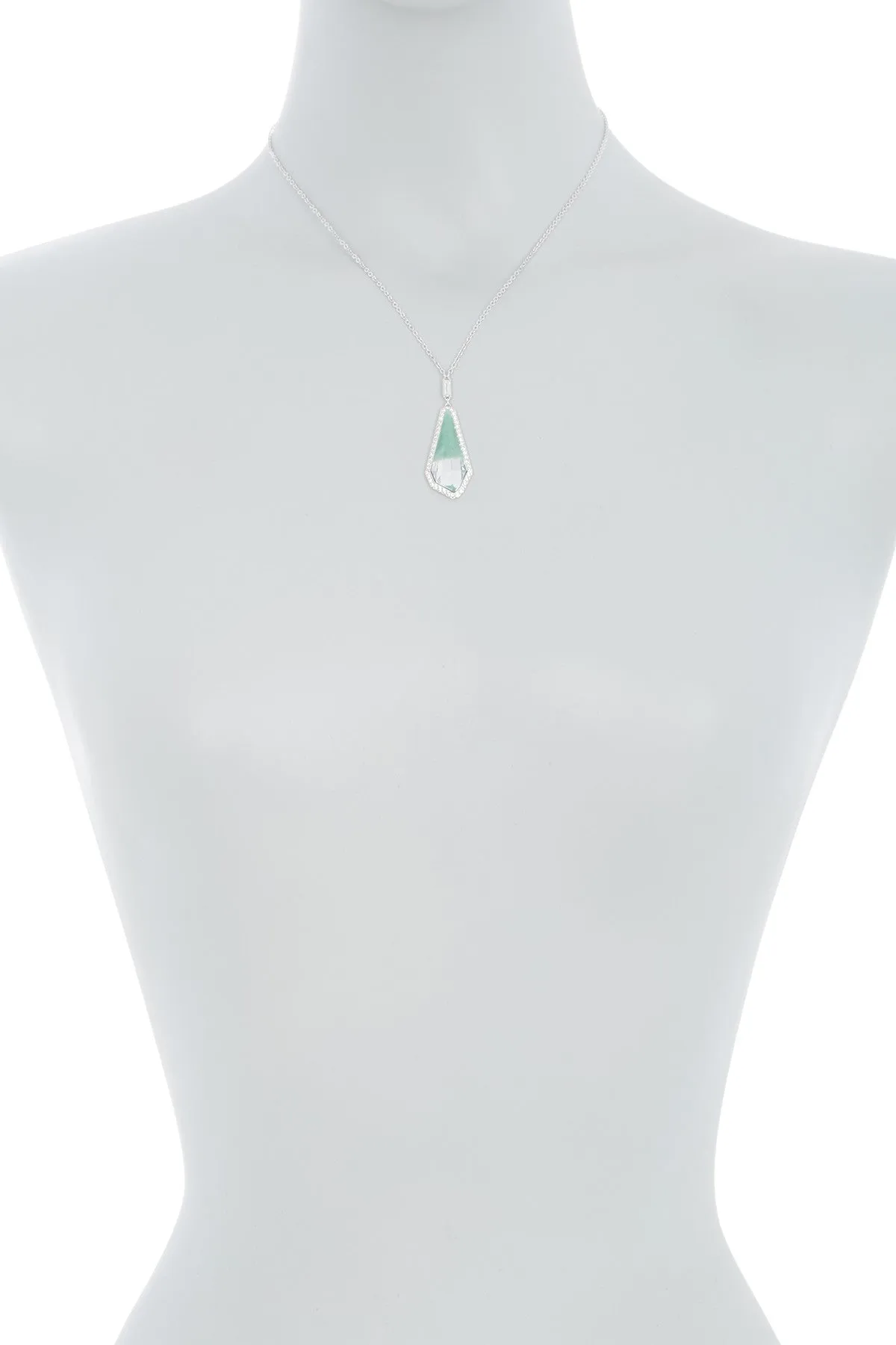 Swarovski Allure Collection Organic Cut AVENT Quartz & Crystal Pendant -5092193