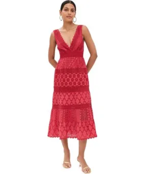 Temptation Positano Paglia Dress Red S