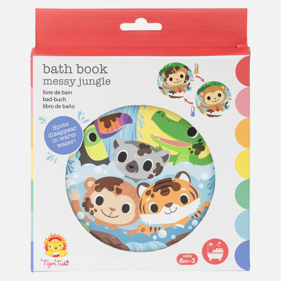 Tiger Tribe Bath Book - Messy Jungle