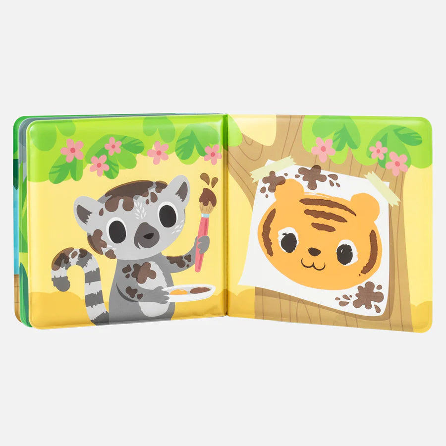 Tiger Tribe Bath Book - Messy Jungle