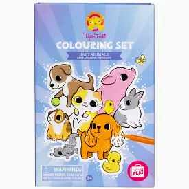 Tiger Tribe Colouring Set - Baby Animals