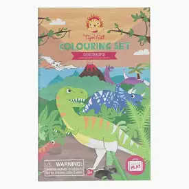 Tiger Tribe Colouring Set - Dinosaurs