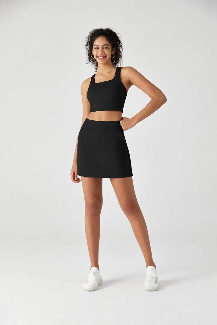 Two Piece Sports Bra & Tennis Skirt Sets for Women