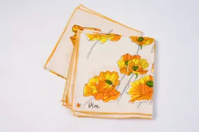 Vintage Vintage VERA Poppy Cloth Napkin Sets