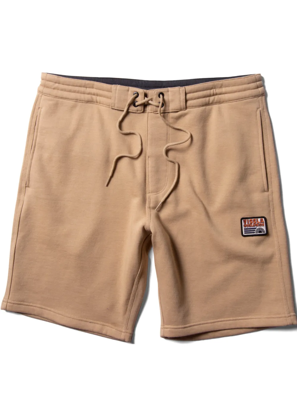 Vissla Solid Sets Eco 18.5 Sofa Surfer Shorts-Dark Sand