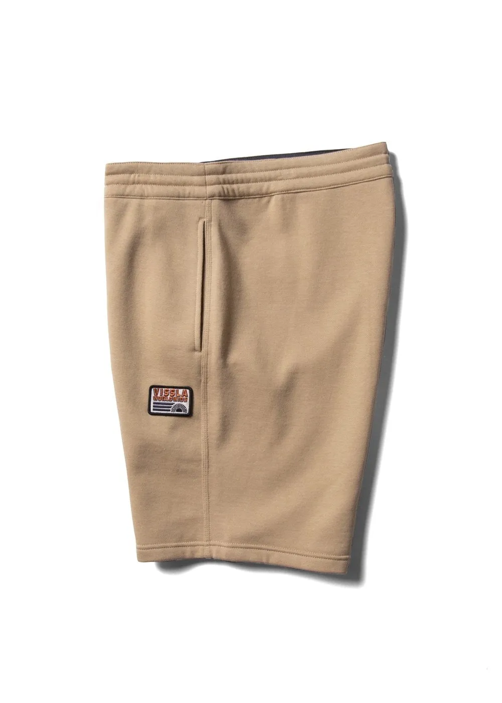 Vissla Solid Sets Eco 18.5 Sofa Surfer Shorts-Dark Sand