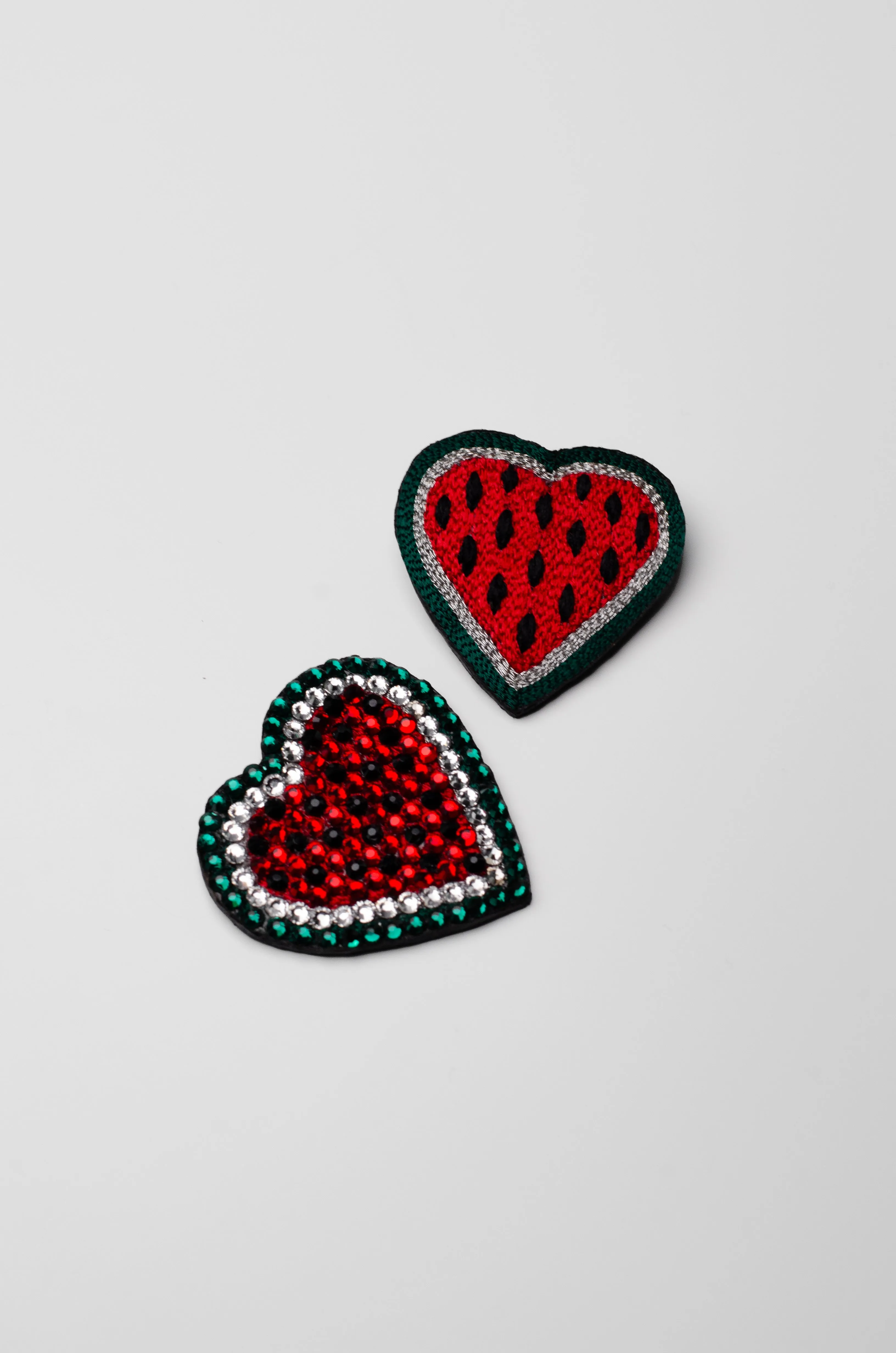 Watermelon Heart Brooches