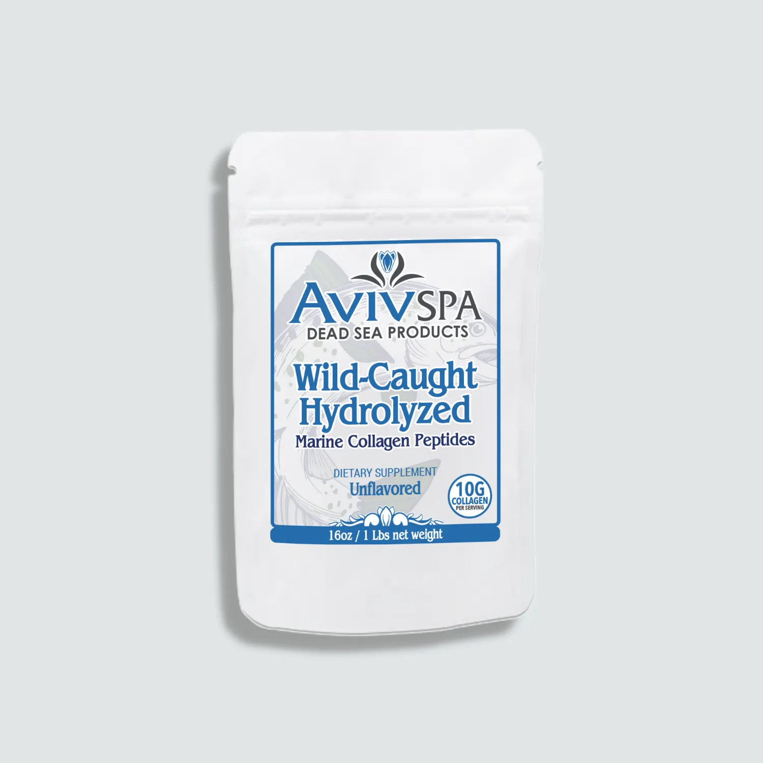 Wild-Caught Hydrolyzed Marine Collagen Peptides UNFLAVORED