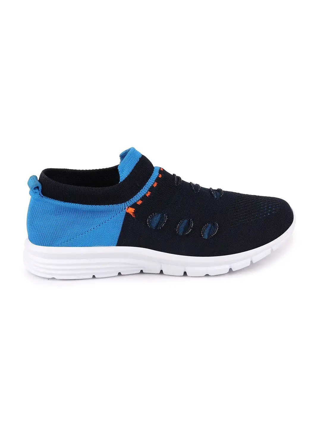 Women Blue Sports Slip-On Walking Shoes