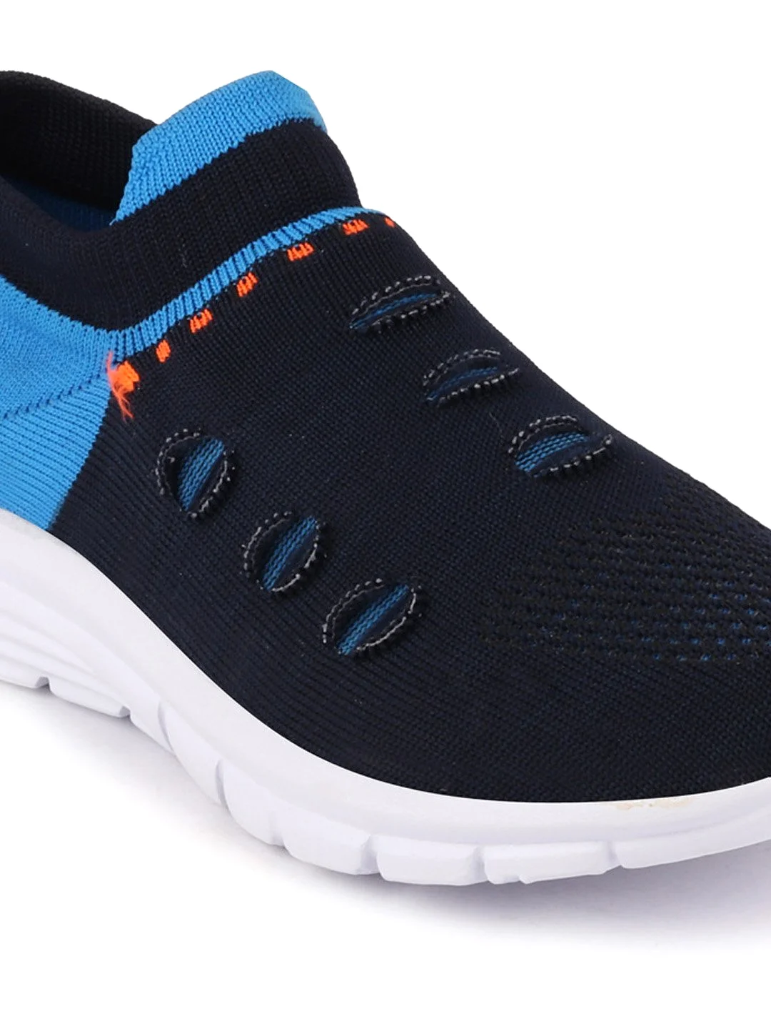 Women Blue Sports Slip-On Walking Shoes