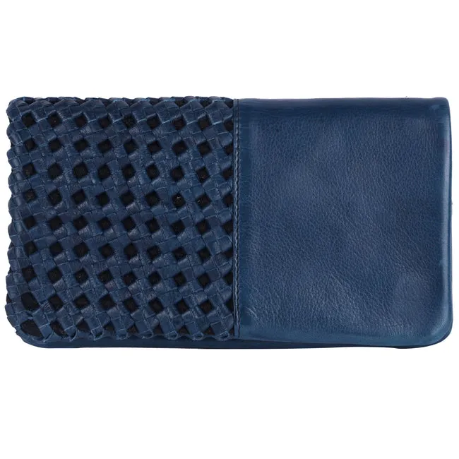 Woven Leather Whitney Wallet