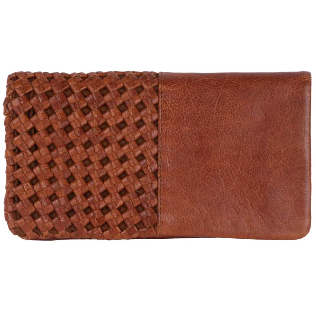 Woven Leather Whitney Wallet